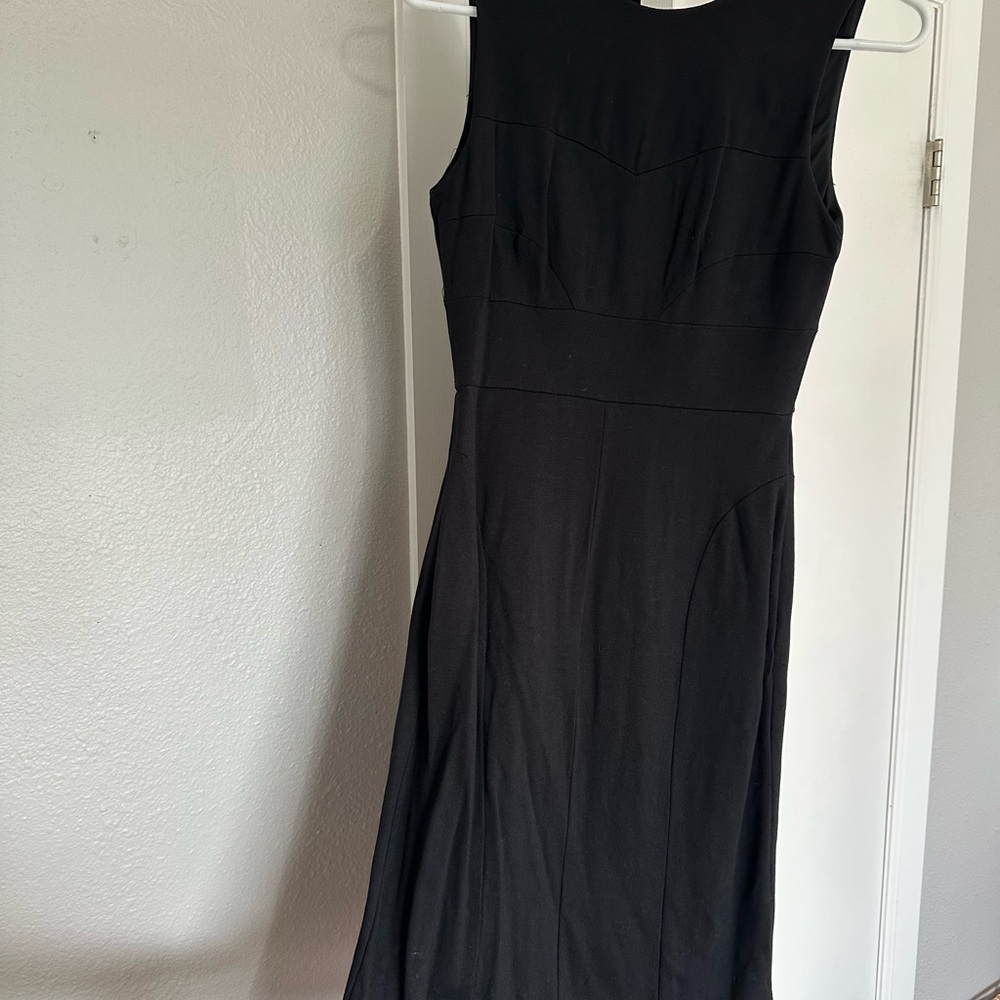 Kut from the Kloth Black Midi Dress